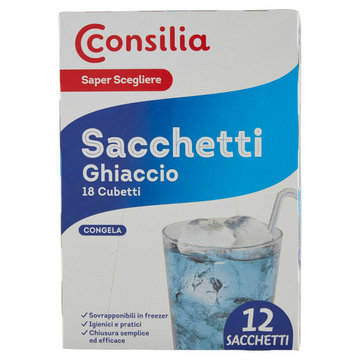 100 pz Sacchetti per ghiaccioli € 0,083 Cad + Iva